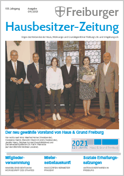 Freiburger Hausbesitzerzeitung 09.2021 Freiburger Hausbesitzerzeitung 09.2021