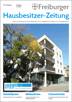 Freiburger Hausbesitzerzeitung 11.2021 Freiburger Hausbesitzerzeitung 10.2021