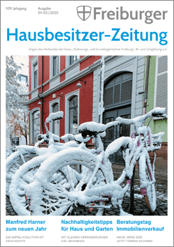 Freiburger Hausbesitzermagazin 0102.2025 Freiburger Hausbesitzermagazin 0102.2025