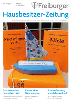 Freiburger Hausbesitzermagazin 0708.2025 Freiburger Hausbesitzermagazin 0708.2025
