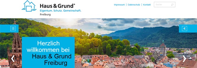 Neue Homepage Haus Grund Freiburg